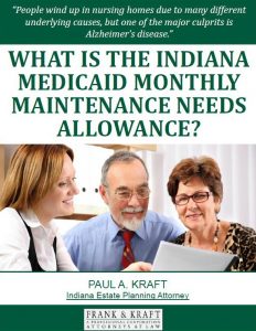 What Is the Indiana Medicaid Monthly Maintenance Needs Allowance